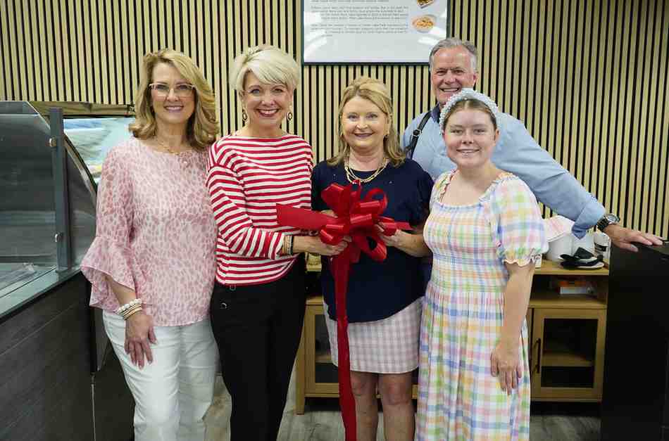 Open kitchen view showcasing chefs at work